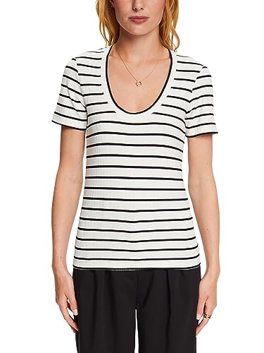 ESPRIT T-shirt damski, czarny, XS