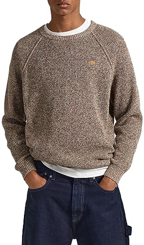 Pepe Jeans Sweter męski Sherwood, Żółty (ochra żółta), XS