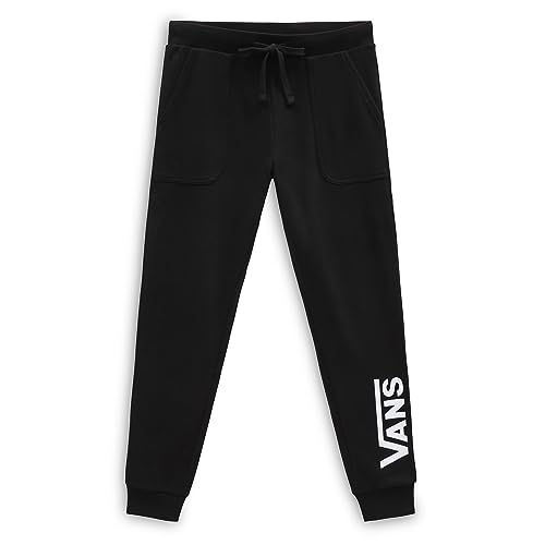 Vans Damskie spodnie dresowe Drop V Vert, czarno-białe, XS, Czarny - biały, XS