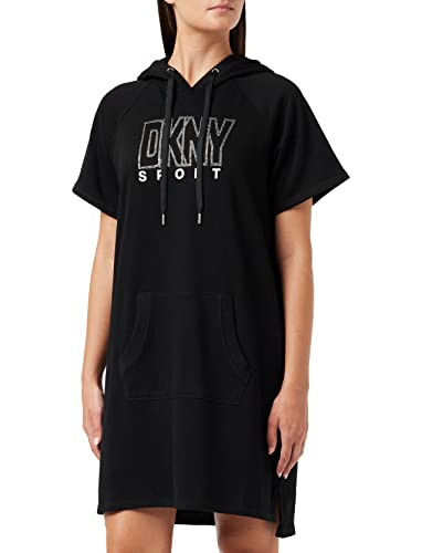 DKNY Damska sukienka sportowa na co dzień, czarny, S