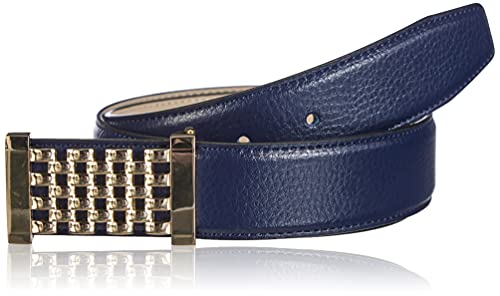 Anthoni Crown Damski pasek 30/4/4NTT80BL-110, niebieski, 110 cm