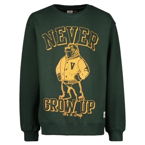 Vingino Bluza chłopięca Nolom w kolorze ciemnozielonym, rozmiar 4, ciemnozielony, 4 lat