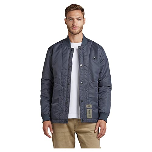G-STAR RAW Męska kurtka Sherpa JKT 10 stopni, Niebieski (fantem blue C143-863), L