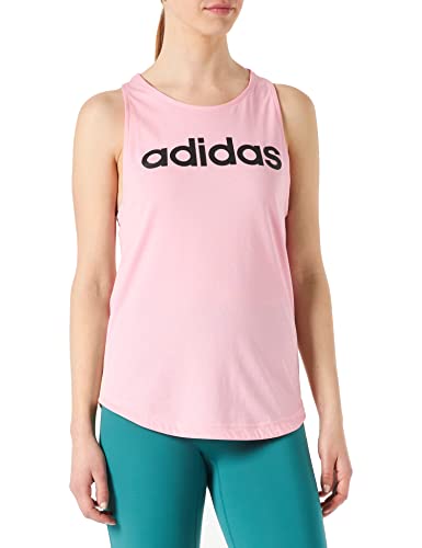 adidas Damski top W Lin Tk bez rękawów, różowy/czarny, XXS