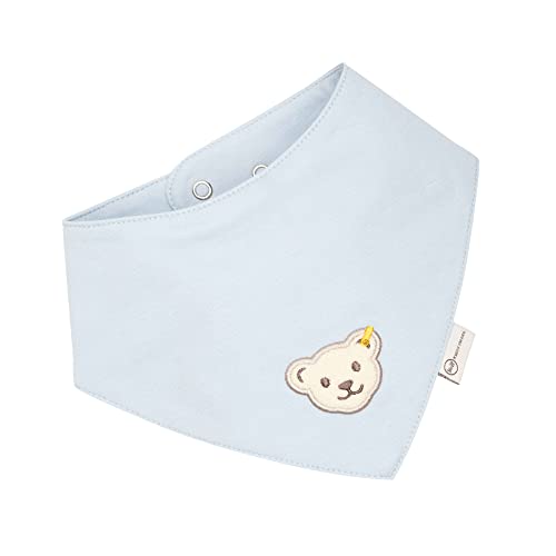 Steiff Unisex Baby Basic chusta na szyję GOTS, Celestial Blue, jeden rozmiar