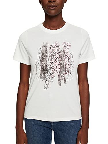 ESPRIT Collection Damska koszulka 102EO1K316, 110/OFF White, M