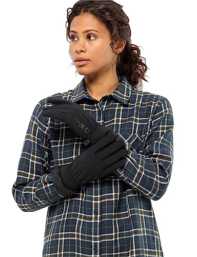 Jack Wolfskin Damskie rękawiczki HIGHLOFT Glove Women, czarne, XS, czarny, XS