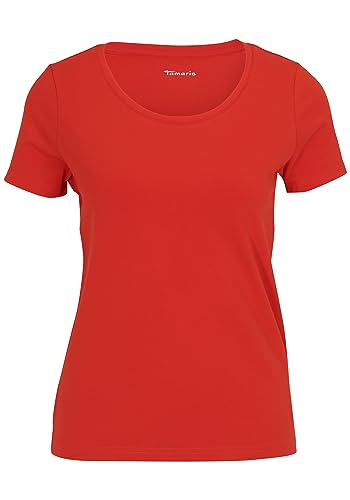 Tamaris Damska koszula Alba, czerwony (Fiery Red), XS