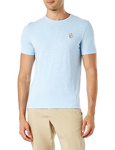 s.Oliver Męski T-shirt z krótkim rękawem, niebieski, XXL