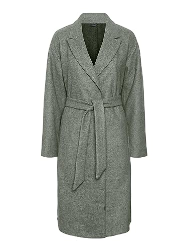 bestseller a/s Damska kurtka VMFORTUNE Long Jacket GA NOOS płaszcz, Laurel Wreath/szczegóły: melanż, L