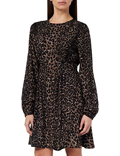 VERO MODA Women's VMKITTIE MDOT LS Short Dress WVN sukienka, Porpoise/AOP: Kittie, S