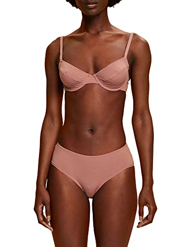 ESPRIT Bodywear damski biustonosz Jaquard Stripe RCS Underwire Bra formowany biustonosz, Cinnamon, 85 D, Cynamon, 85D