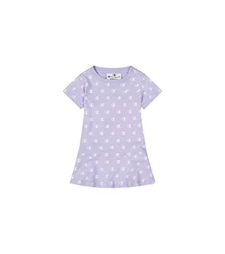 Champion Legacy American Classics-all-Over C-Logo Sukienka Bimba, lawenda, 2 anni