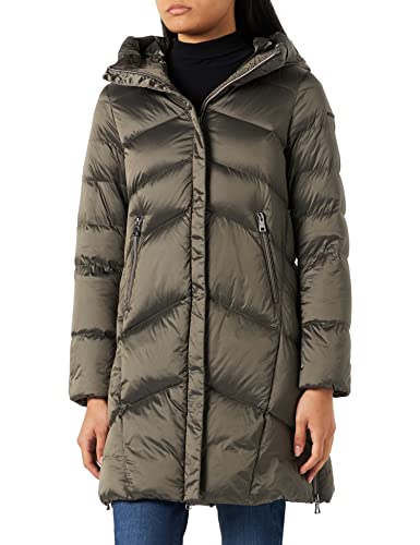 Geox Damski płaszcz ADRYA Down Coat, jasny cement, 50