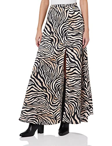 KENDALL & KYLIE Damska spódnica K&k W STN Maxi Kkw3715005, nadruk Zebra Print, S