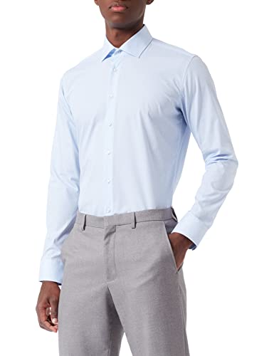 Seidensticker Męska koszula biznesowa, jasnoniebieski, 36