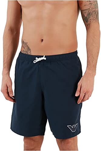 Emporio Armani Swimwear Emporio Armani Sponge Eagle bokserki męskie, granatowe, rozmiar 46 (DE), granatowy