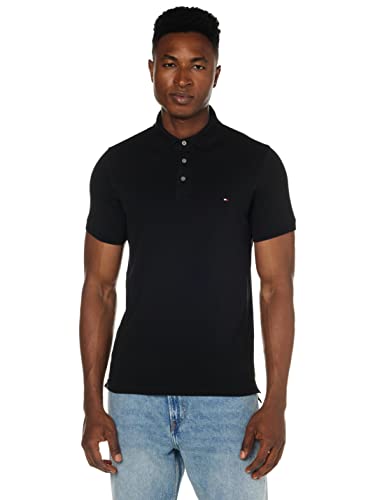 Tommy Hilfiger Męska koszulka polo, Czarny, 3XL