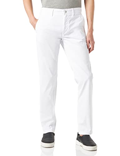 BOSS Spodnie męskie, Biały 100, 35W / 32L