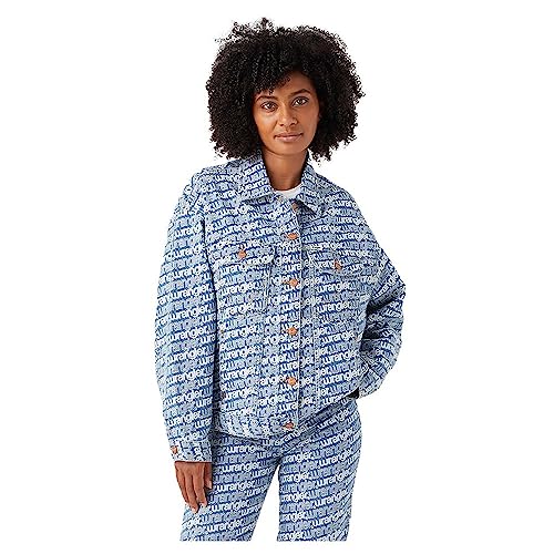 Wrangler Damska kurtka Jumbo Trucker Denim, MR Wrangler, S