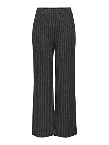 ONLY Onlbessy Loose JRS Noos Pants damskie spodnie, Czarny/szczegóły: melanż, L