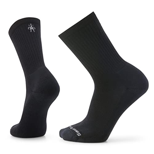 Smartwool Everyday Solid Rib Crew skarpety trekkingowe męskie, Noir, Medium