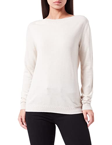 TOM TAILOR Damski sweter 1035135, 30265-miękki krem maślany, melanż, S