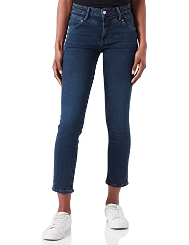 s.Oliver Damskie spodnie jeansowe 7/8, Betsy Slim Fit, Niebieski 58z5, 48