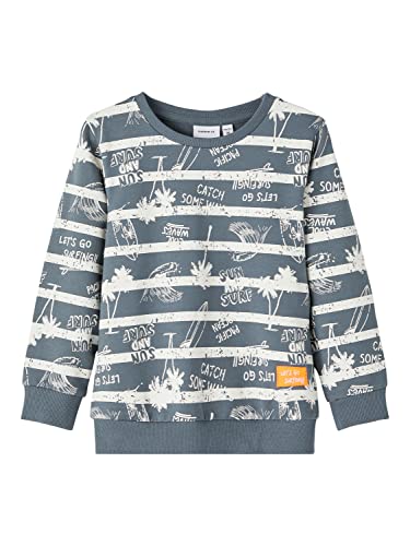 NAME IT Nmmfrank Sweat UNB Bluza Dzieci Niemowlęta, Stormy Weather, 86