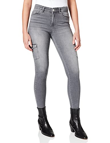 ONLY dżinsy damskie, szary denim, S x 30L