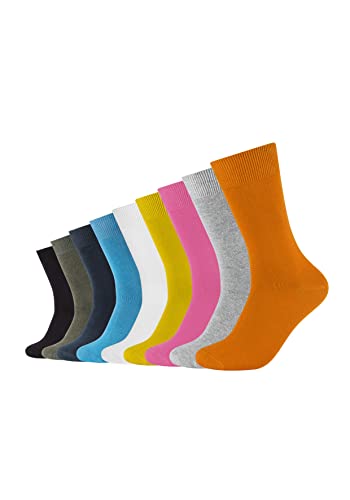 Camano Online Unisex bawełniane skarpety 9p, Pomarańczowy (Ember Glow 2400), 43-46 EU
