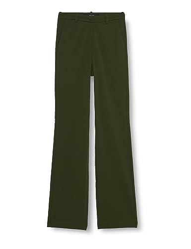 Bestseller A/S Damskie spodnie VMZAMIRA MR Slim Straight Pant GA NOOS, Rifle Green, S/34, Rifle Green, 34-S-L