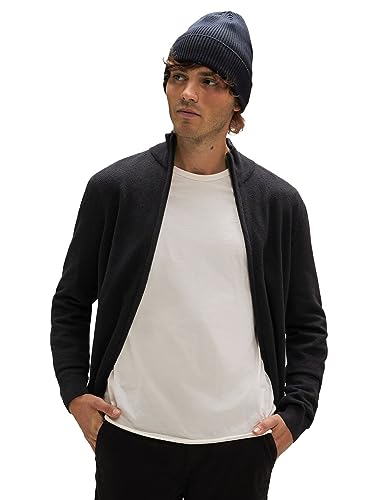 Street One MEN Kardigan, czarny, 3XL