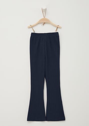 s.Oliver Dziewczęce legginsy, rozkloszowane nogawki, niebieski, 128 cm