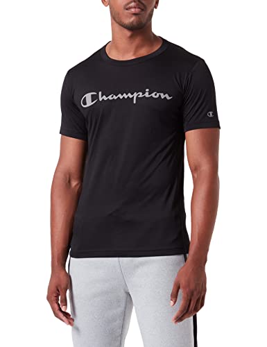 Champion t-shirt męski c-sport, czarny, M