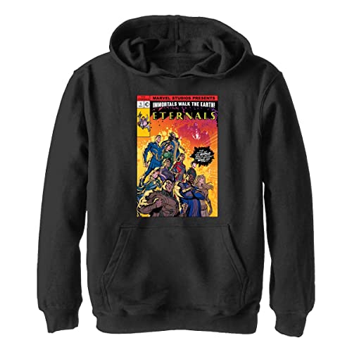 Marvel Chłopięca bluza z kapturem, czarny, XL