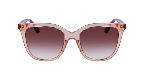Calvin Klein Damskie okulary przeciwsłoneczne CK23506S, różowe, jeden rozmiar, róża, Rozmiar uniwersalny