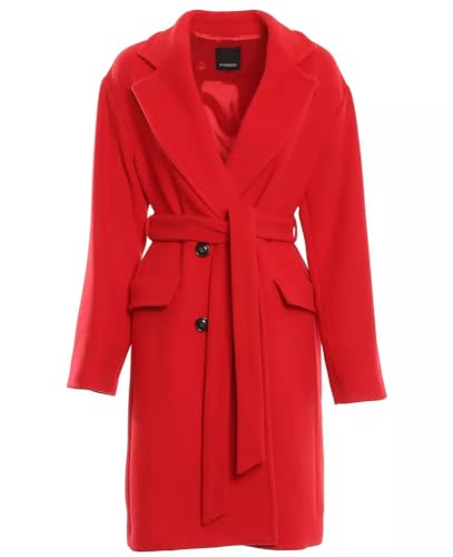 Płaszcz damski Pinko, R60_CZERWONY TANGO, 40