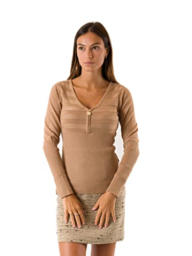 Morgan sweter damski, Camel, XL