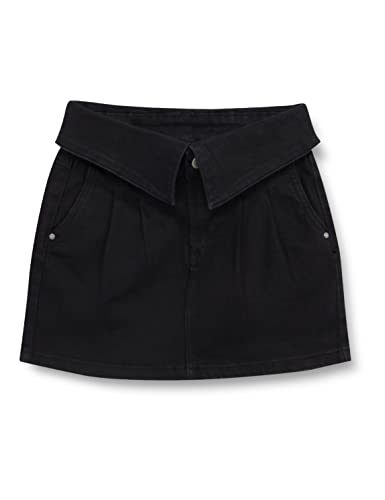 Pepe Jeans Piękne Spódnica, Dziewczęta, Czarny (denim), 8 anni