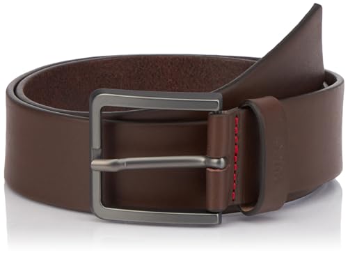 BOSS Męski pasek Gionios-G_Sz40, Dark Brown202, 115, Dark Brown202