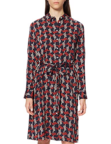 GANT Sukienka damska, niebieski (Evening Blue), 42 PL