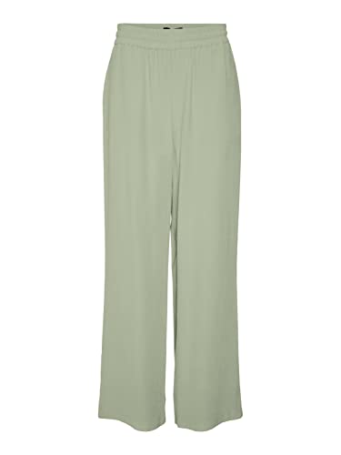VERO MODA Vmcarmen Hr Wide Pull-on Pant Noos spodnie damskie, Reseda, XXL / 30L