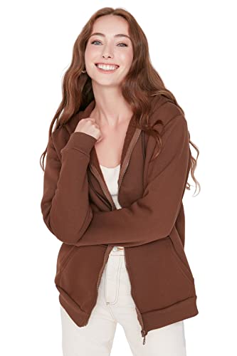 Trendyol Bluza damska, Brązowy, M