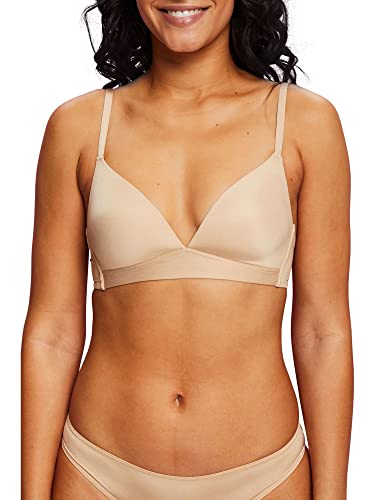 ESPRIT Damski biustonosz bez fiszbin Broome Wireless Padded, Dusty Beige, 85A