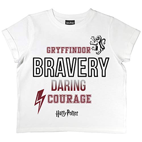Popgear Koszulka dziewczęca Harry Potter, biały, 14 Lata