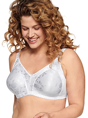 Naturana Minimiser Miękki biustonosz z miseczkami dla kobiet, biały, 75E