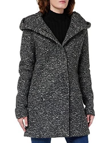 ONLY Onlsedona Boucle Wool Coat Tall OTW Fn płaszcz damski, ciemnoszary melanż, S wysoki