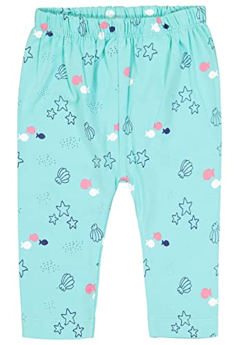 SALT AND PEPPER Dziewczęta Mädchen capri legginsy na całej długości morskiej Druck OC, miętowa, 92