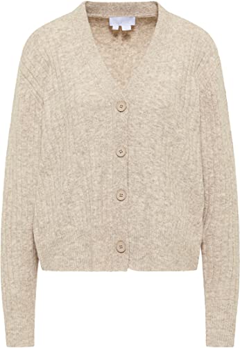 usha WHITE LABEL Damski kardigan, beżowy, M/L, beżowy, M-L
